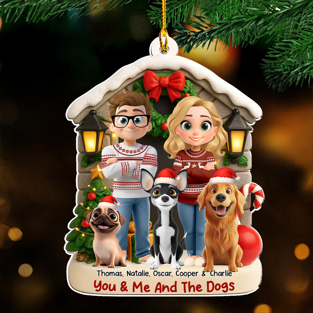 Custom Keepsake Christmas Ornament •  Bond Of Love - Personalized 3D Effect Acrylic Ornament