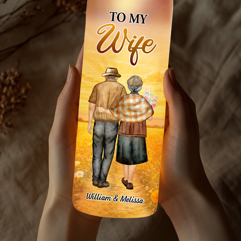 How Lucky I Am - Personalized Bottle Lamp