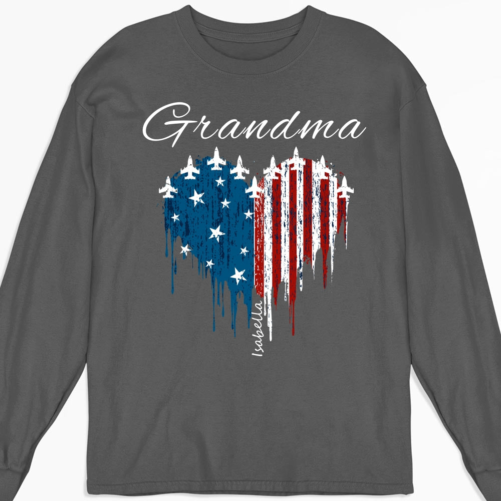Custom Christmas & Birthday Gift for Grandma • Independence Day Grandma - Personalized Shirt