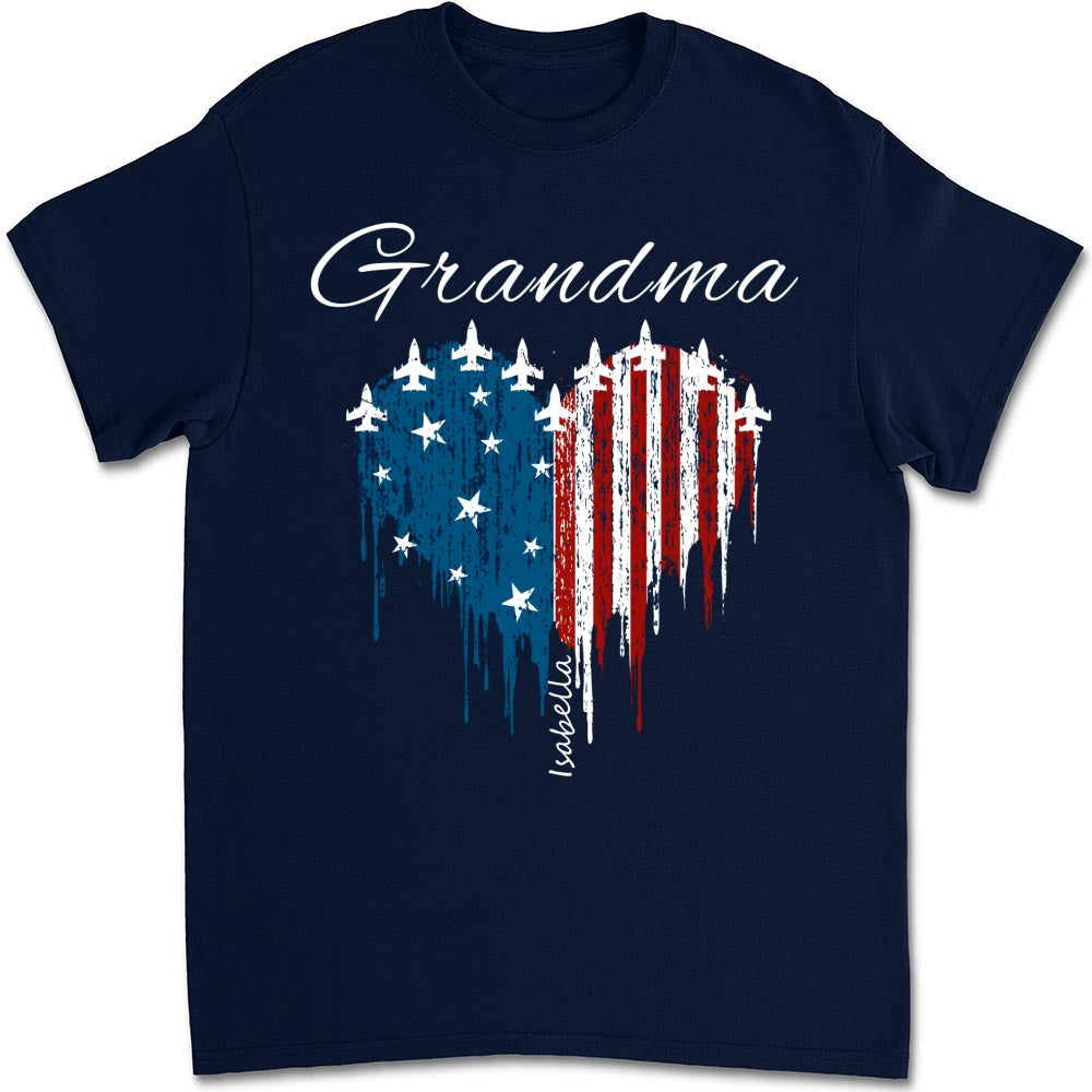 Custom Christmas & Birthday Gift for Grandma • Independence Day Grandma - Personalized Shirt