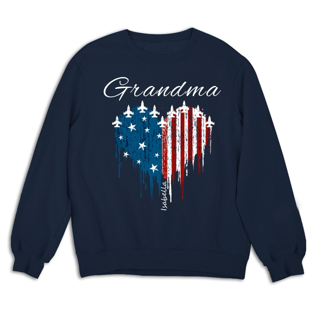 Custom Christmas & Birthday Gift for Grandma • Independence Day Grandma - Personalized Shirt