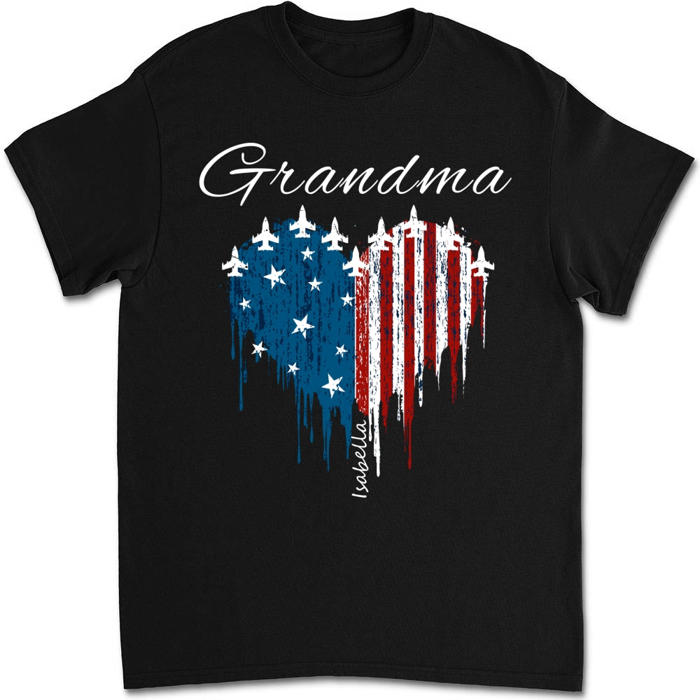 Custom Christmas & Birthday Gift for Grandma • Independence Day Grandma - Personalized Shirt