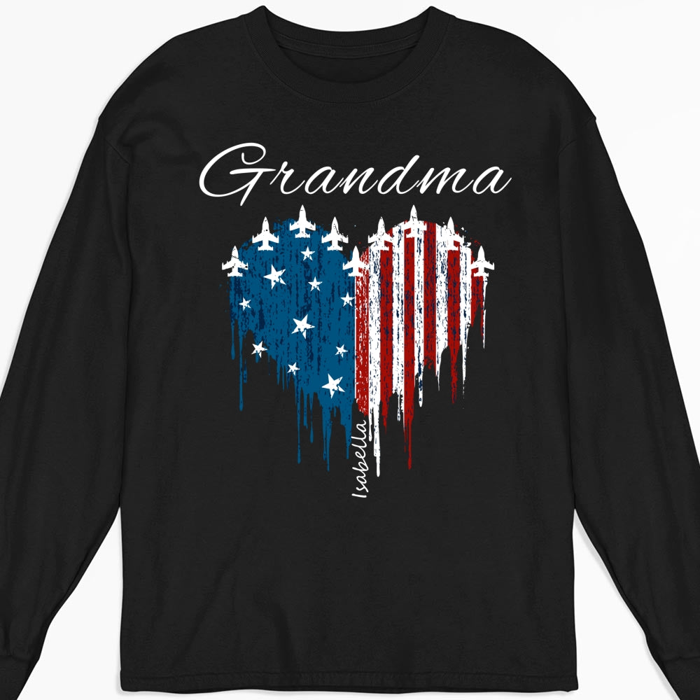 Custom Christmas & Birthday Gift for Grandma • Independence Day Grandma - Personalized Shirt