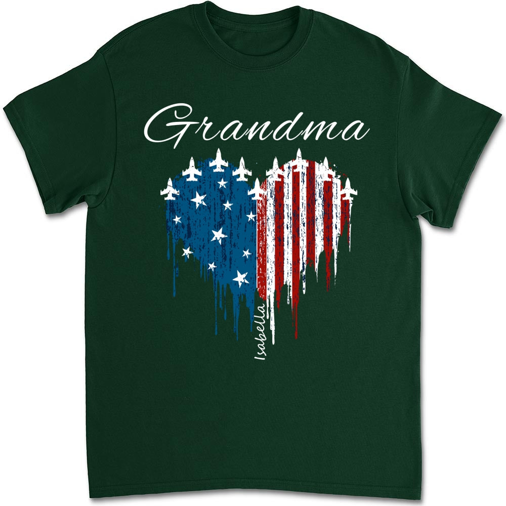 Custom Christmas & Birthday Gift for Grandma • Independence Day Grandma - Personalized Shirt