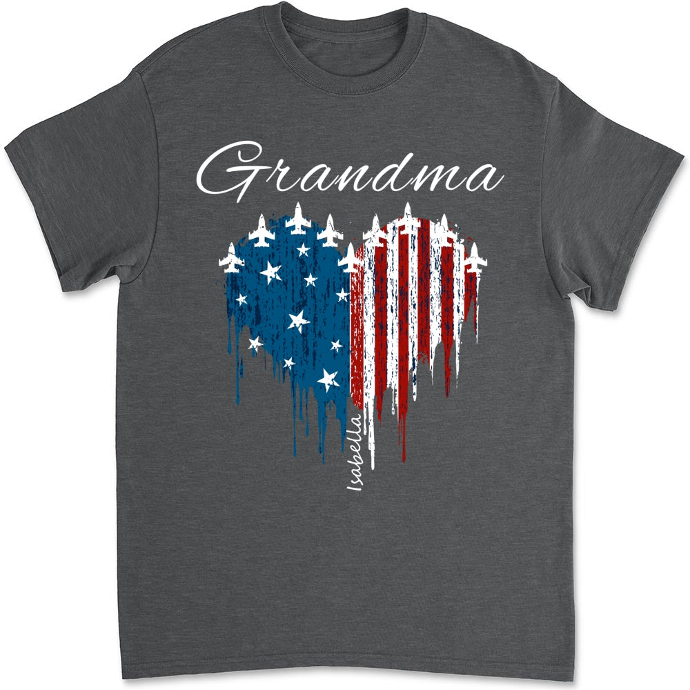 Custom Christmas & Birthday Gift for Grandma • Independence Day Grandma - Personalized Shirt