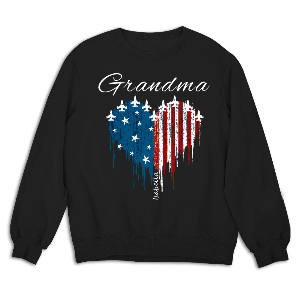 Custom Christmas & Birthday Gift for Grandma • Independence Day Grandma - Personalized Shirt