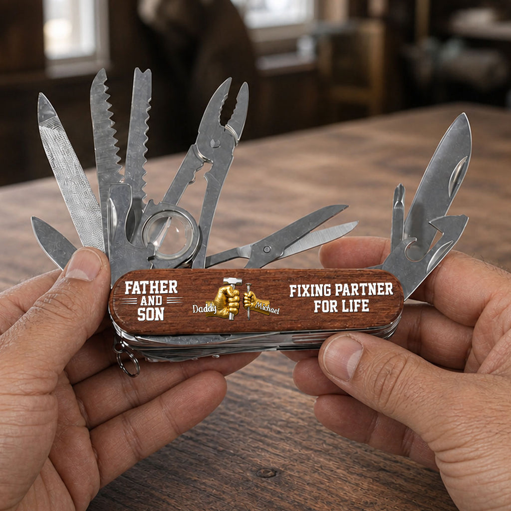 Father And Son - Personalized Pocket Multi Tool