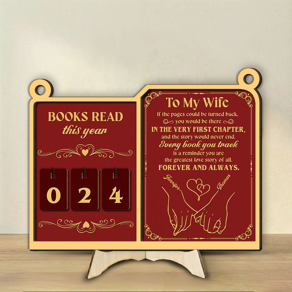 Forever And Always - Personalized Tracker Sign