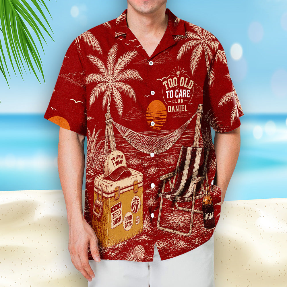 Not My Problem - Personalized Hawaiian Shirt