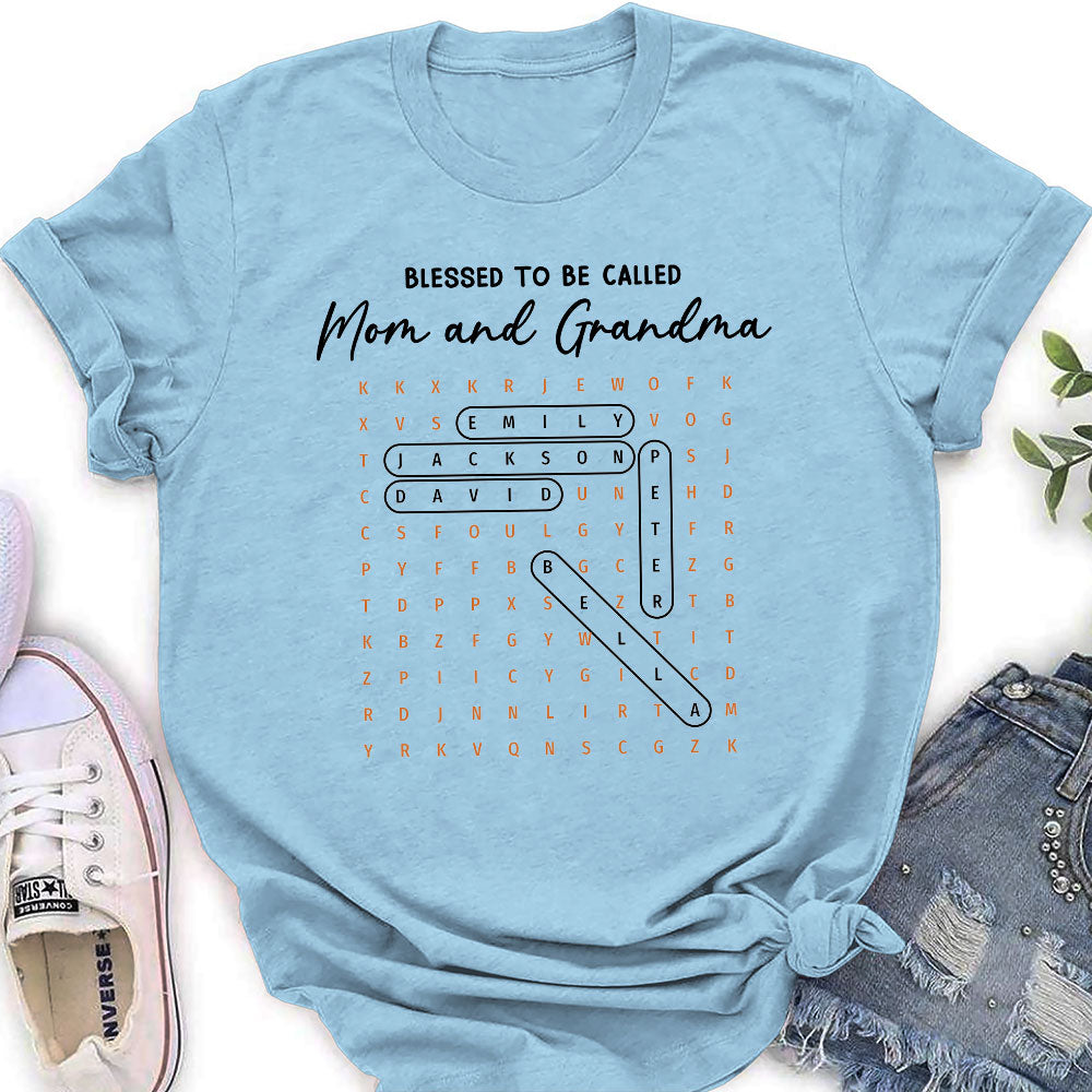 Custom Mother's Day Gift for Mom & Grandma • Blessed With Endless Family Joy - Personalized Shirt