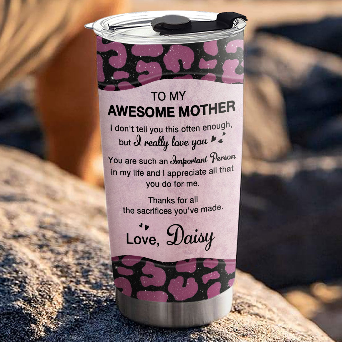 Custom Mother's Day Birthday Gifts For Mom • To My Awesome Mom - Personalized Tumbler