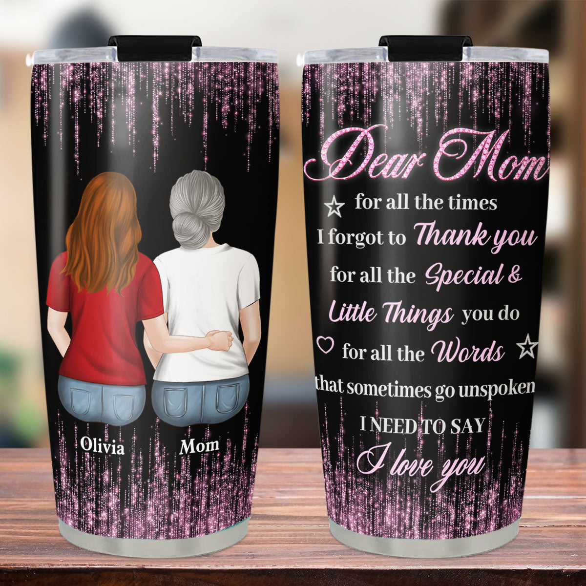 Custom Mother's Day Birthday Gifts For Mom • For All The Special And Little Thing - Personalized Tumbler