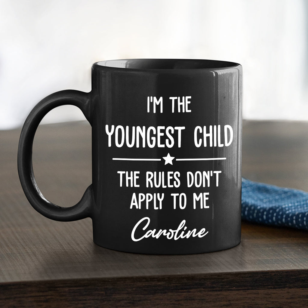 Custom Christmas & Birthday Gift for Brother & Sister • Birth Order Says It All - Personalized Coffee Mug