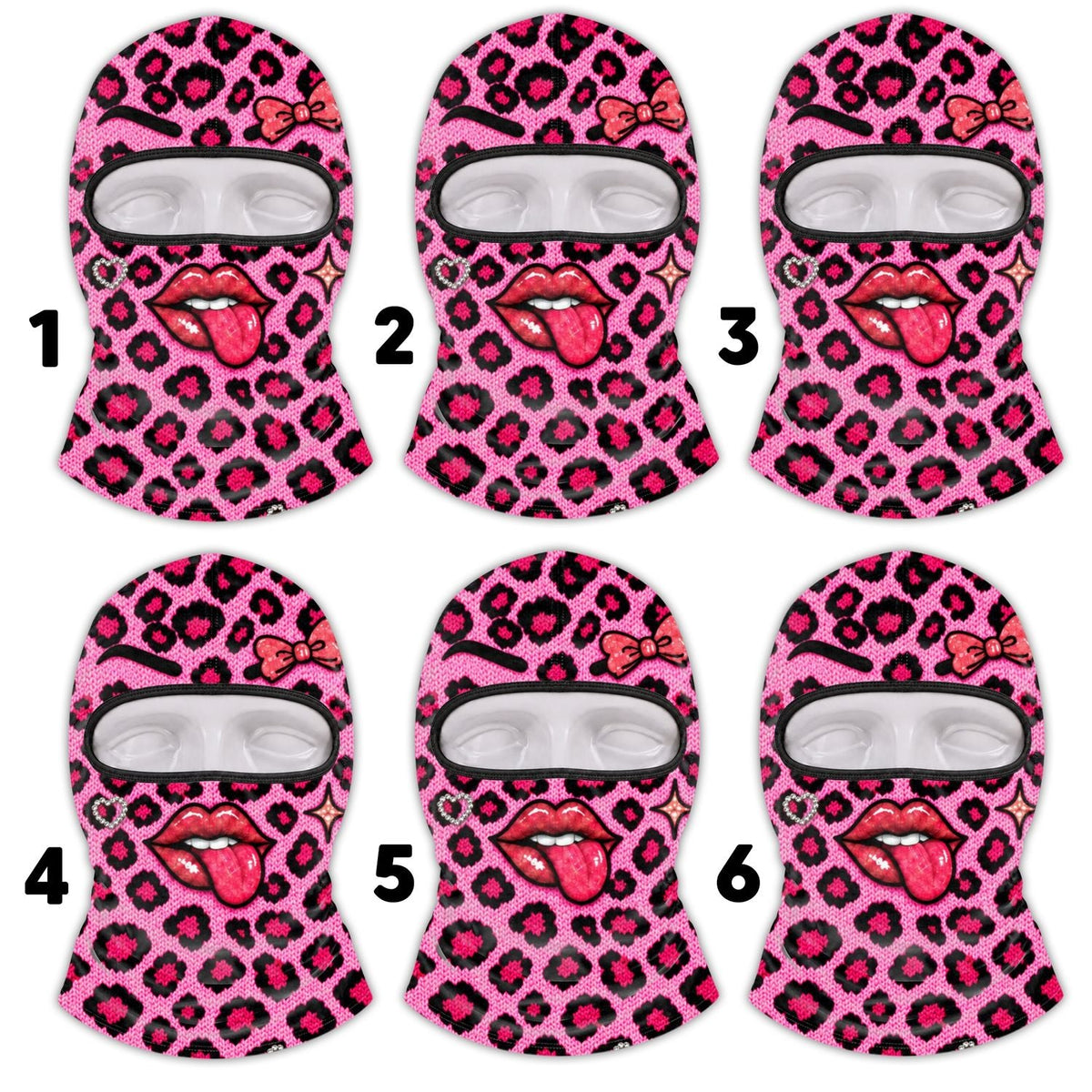 Leopard Diva - Personalized Ski Mask
