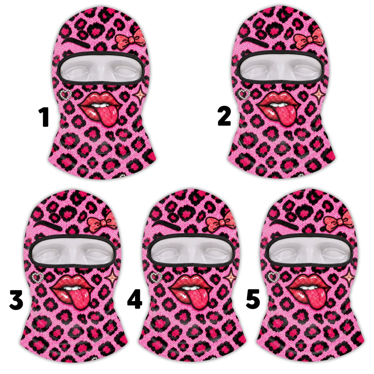 Leopard Diva - Personalized Ski Mask