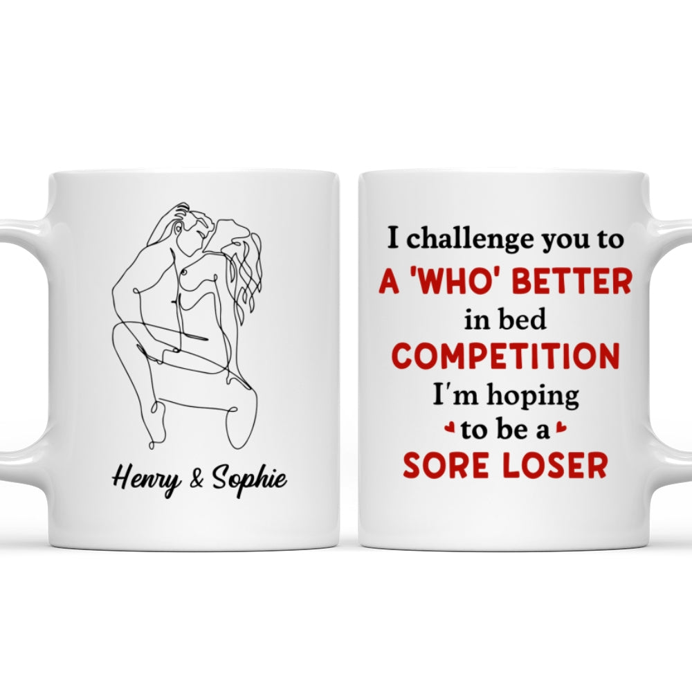 Custom Anniversary Keepsake Gifts For Couple • I Challenge You - Personalized Coffee Mug