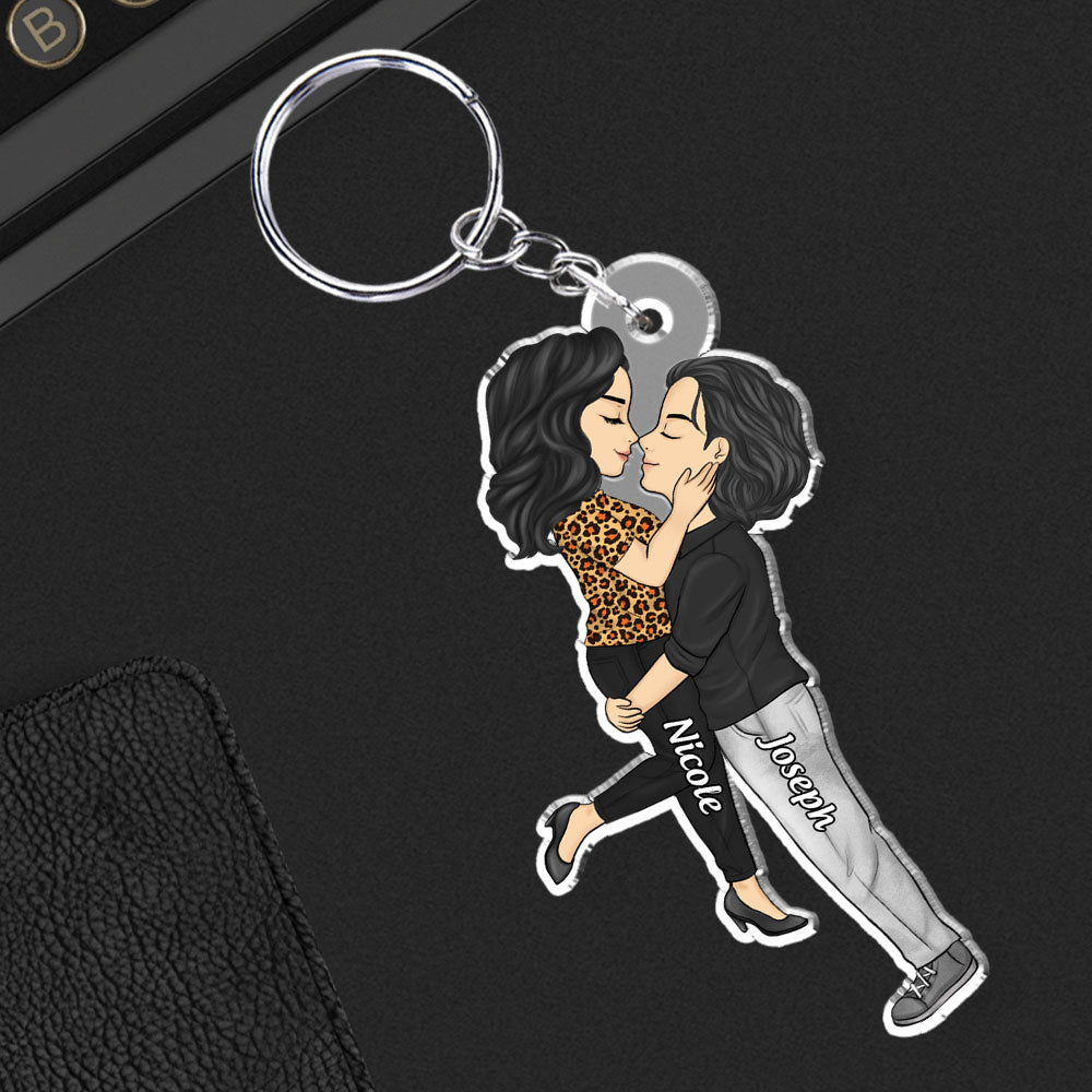 I Love You - Personalized Acrylic Keychain