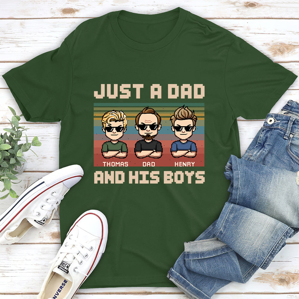 Custom Father's Day, Special Gift for Dad & Grandpa • A Dad And His Daughter - Personalized Shirt