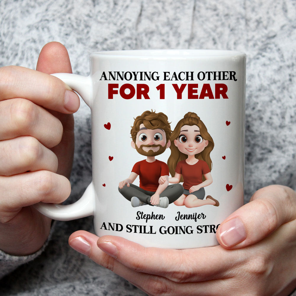 Custom Anniversary Keepsake Gifts For Couple • Couple Annoying For Years - Personalized Coffee Mug