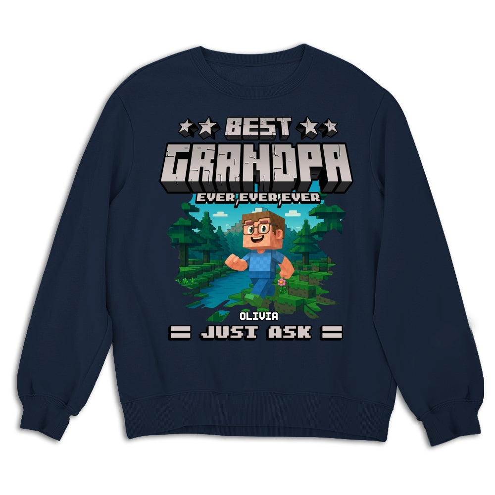 Custom Father's Day, Special Gift for Dad & Grandpa • Best Papa Ever Ever - Personalized Shirt