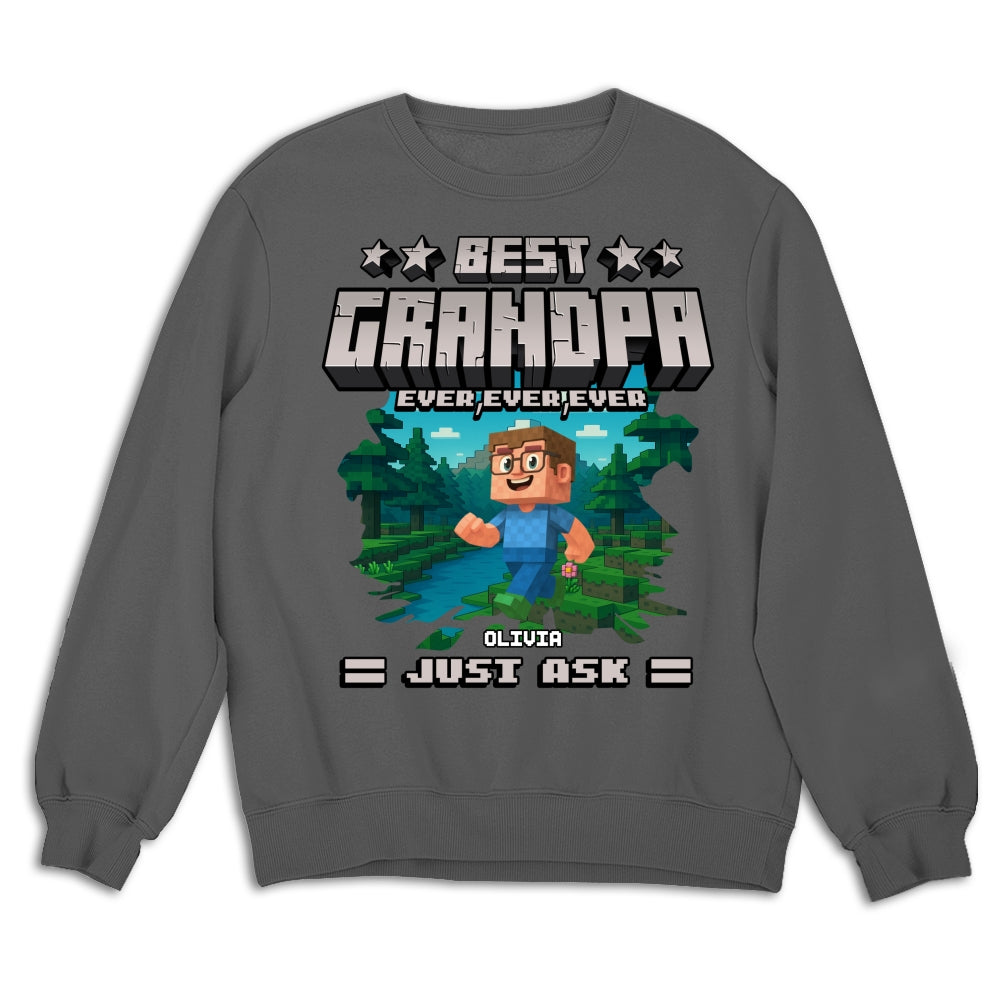 Custom Father's Day, Special Gift for Dad & Grandpa • Best Papa Ever Ever - Personalized Shirt