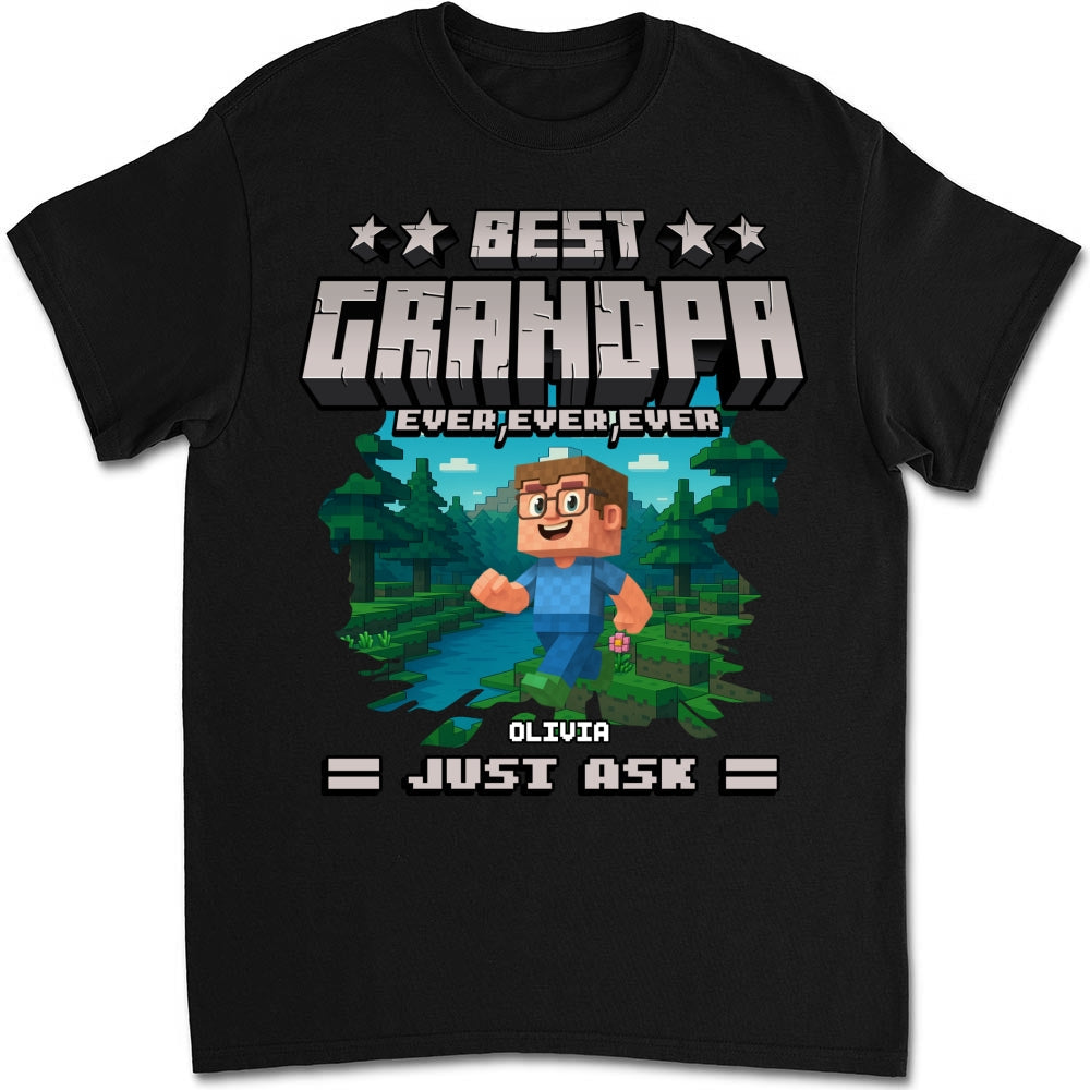 Custom Father's Day, Special Gift for Dad & Grandpa • Best Papa Ever Ever - Personalized Shirt