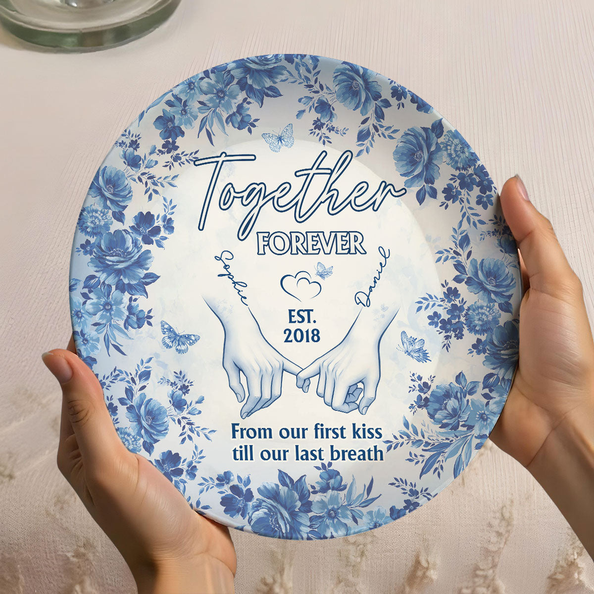 Forever With You - Personalized Plate