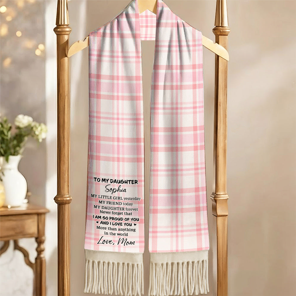 To My Daughter - Personalized Scarf