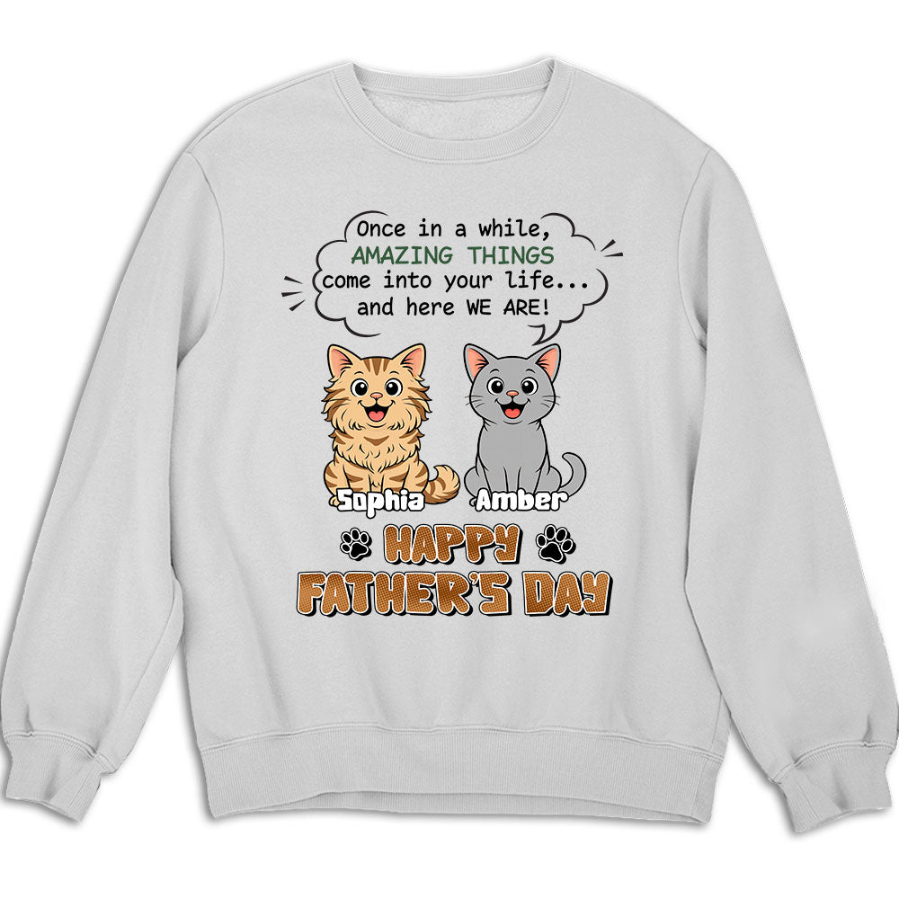 Custom Christmas & Birthday Keepsake Gift • Here Comes Your Amazing Things - Personalized Shirt