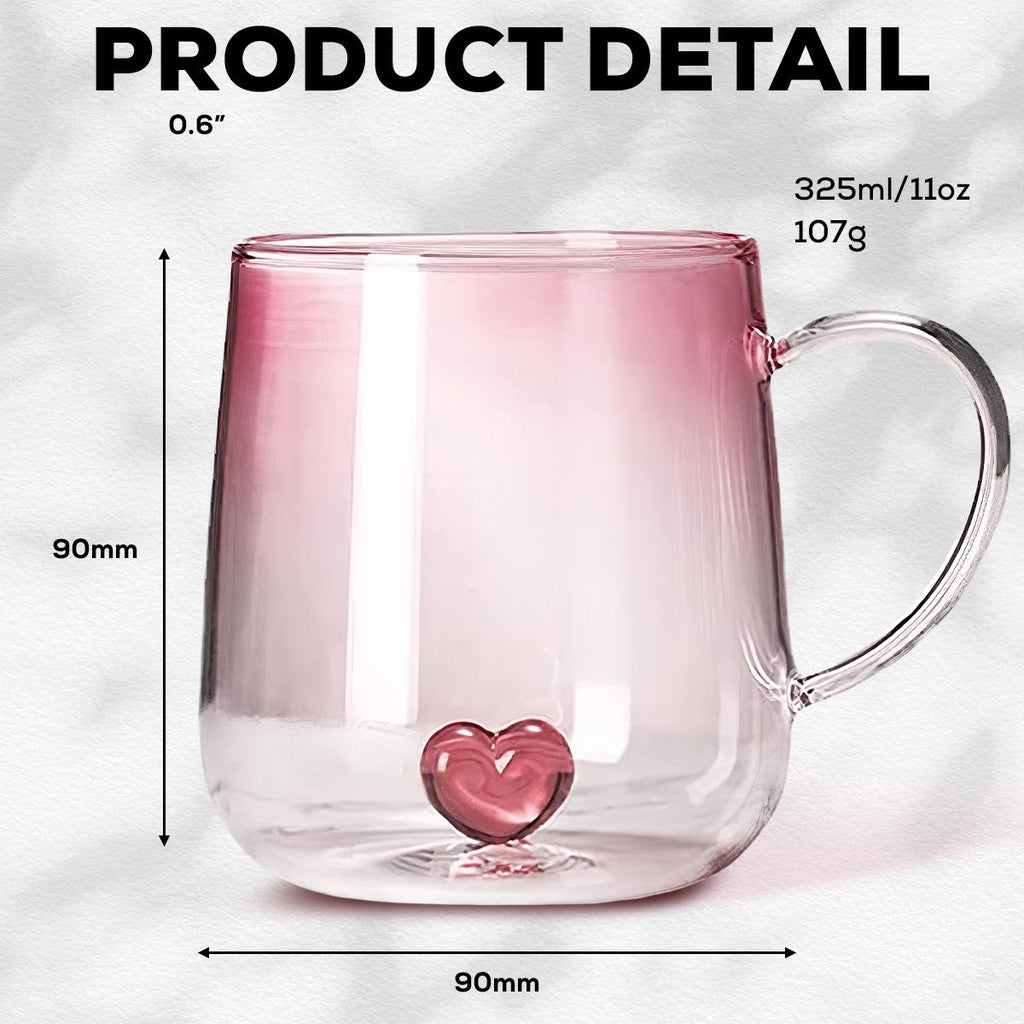 Custom Mother's Day Gift for Mom & Grandma • Best Mom Ever - Personalized Pink Gradient Glass Mug