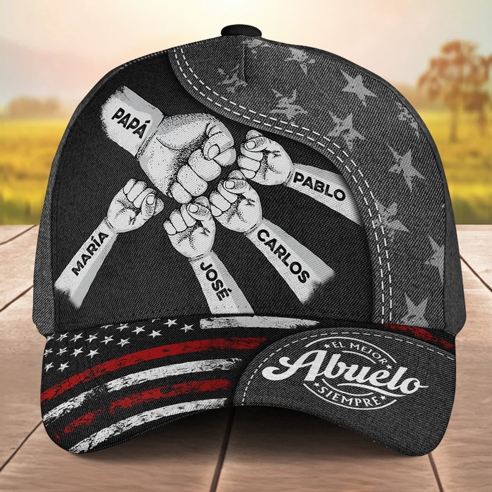 El Poder Del Abuelo Viene Del Amor - Gorra Clásica Personalizada