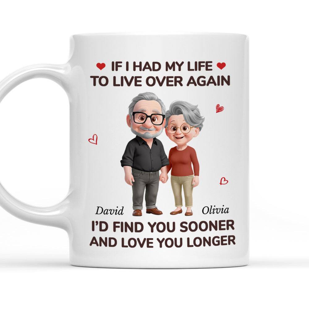 Custom Anniversary Keepsake Gifts For Couple • Love You For Life - Personalized Coffee Mug