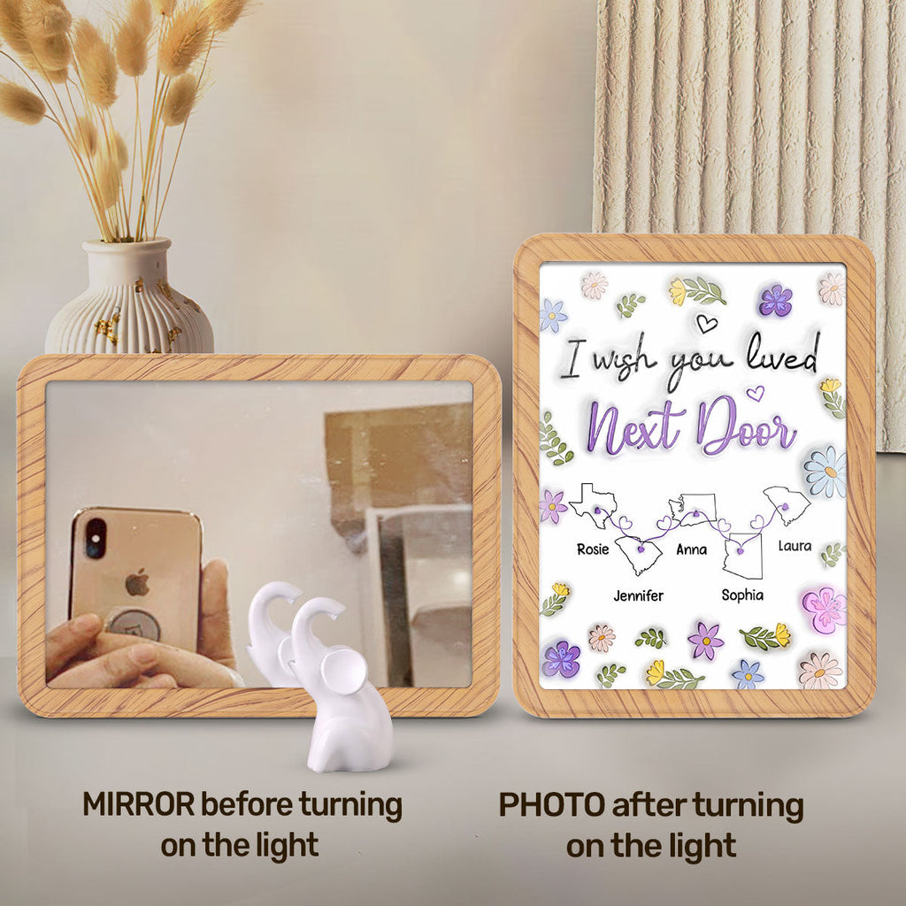 I Wish We Lived Closer - Personalized Magic Mirror