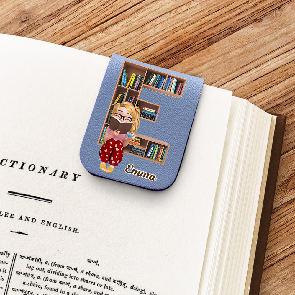 Custom Christmas Birthday Bookish Gifts For Book Lovers, Bookworms • Not A Nerd - Personalized Leather Bookmark