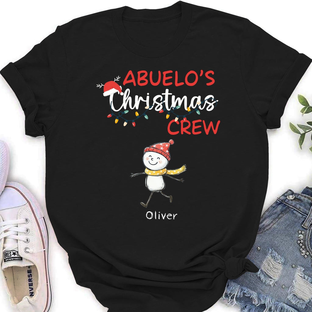 Custom Christmas & Birthday Gift for Grandpa • Grandpa Christmas Crew Always Ready - Personalized Shirt