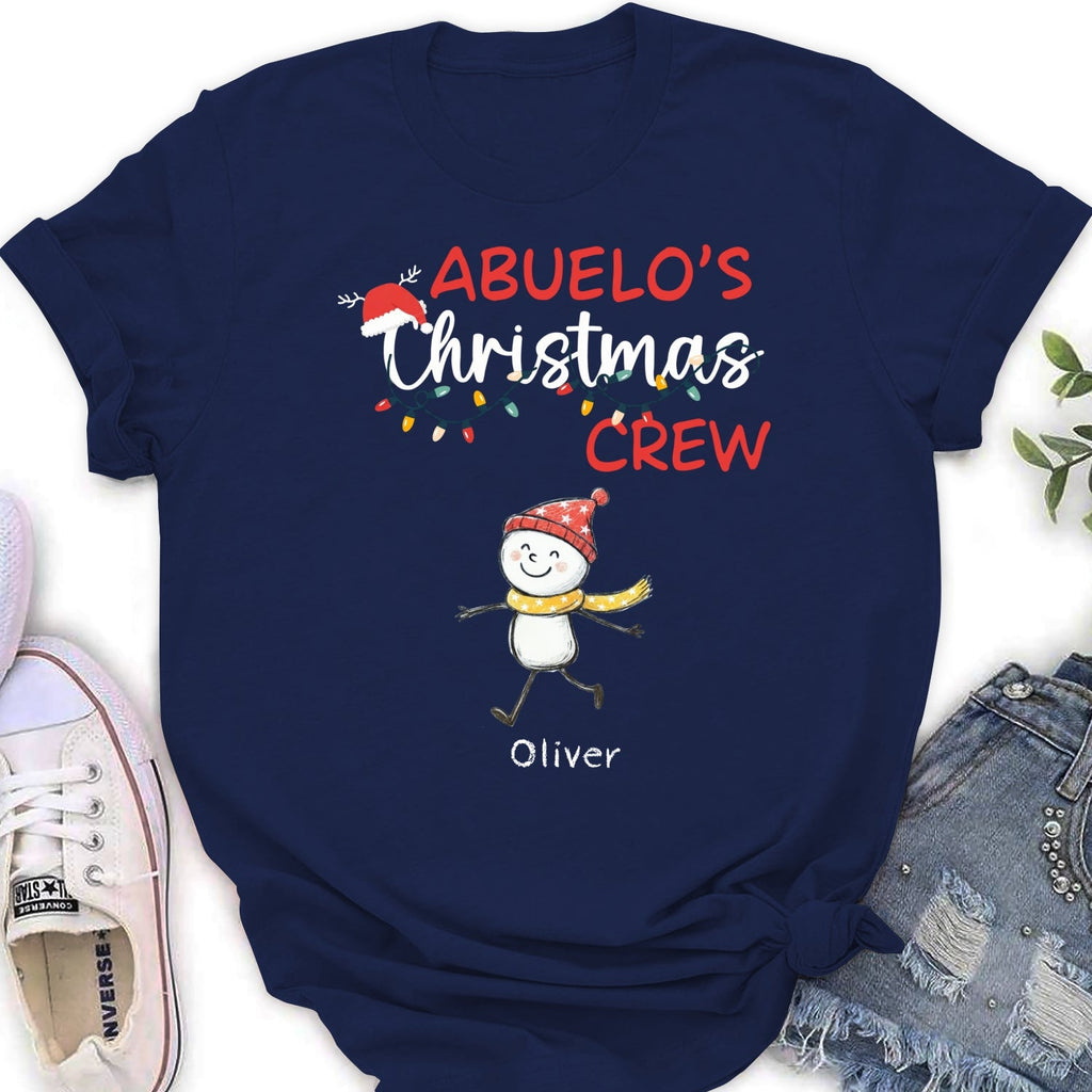 Custom Christmas & Birthday Gift for Grandpa • Grandpa Christmas Crew Always Ready - Personalized Shirt