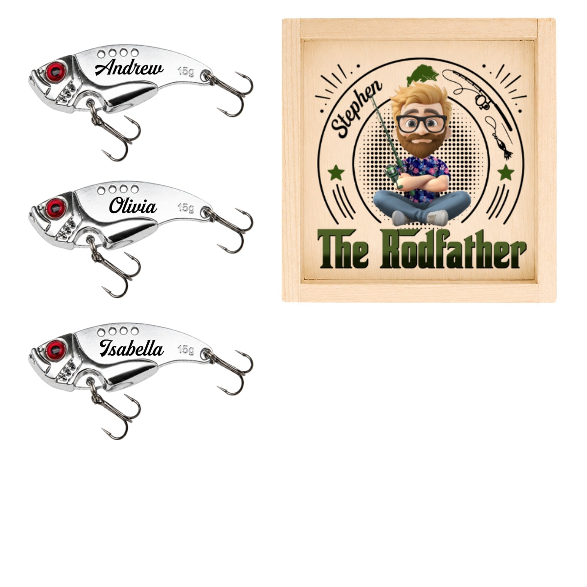 The Rodfather - Personalized Fishing Lure