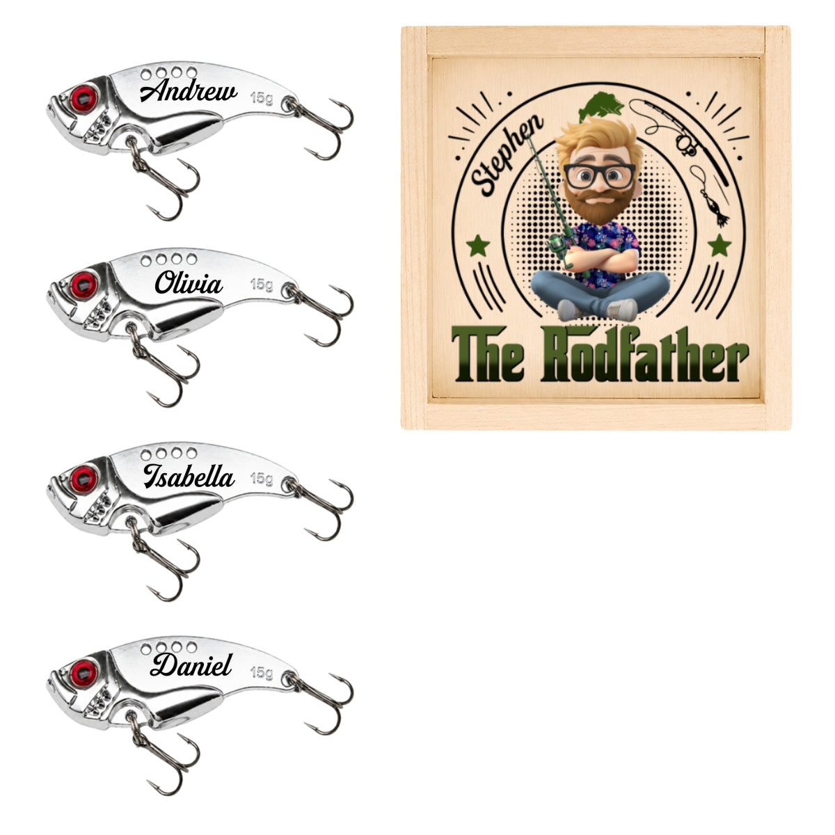 The Rodfather - Personalized Fishing Lure