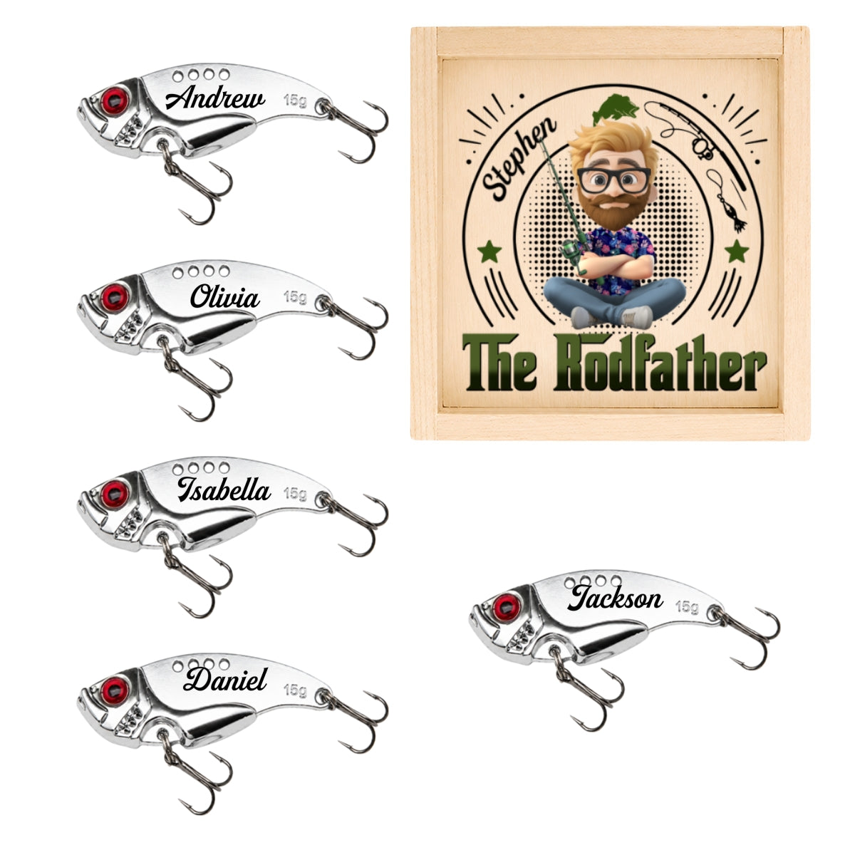 The Rodfather - Personalized Fishing Lure