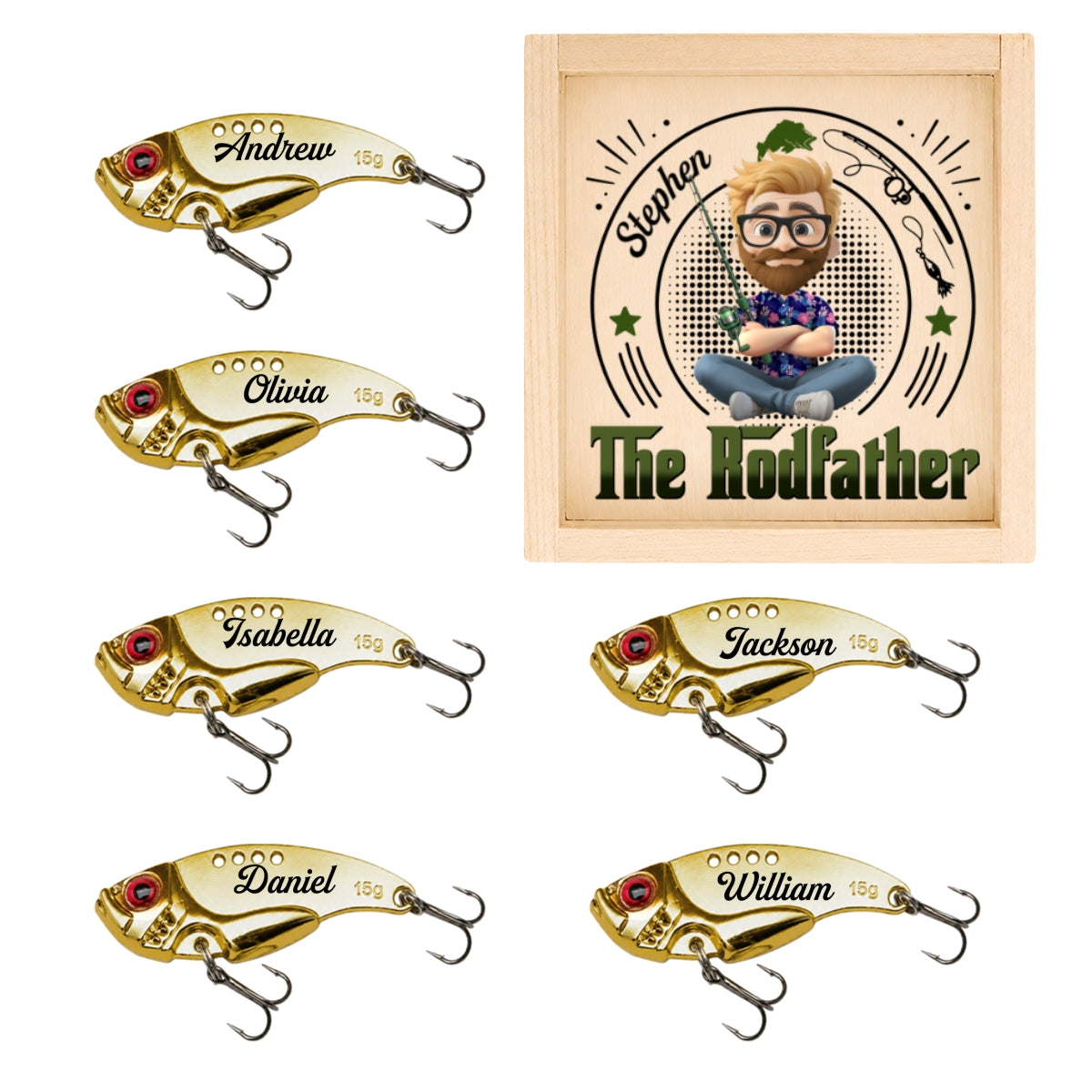 The Rodfather - Personalized Fishing Lure