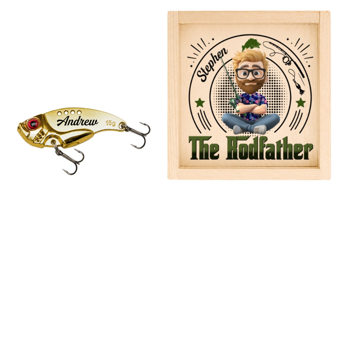 The Rodfather - Personalized Fishing Lure