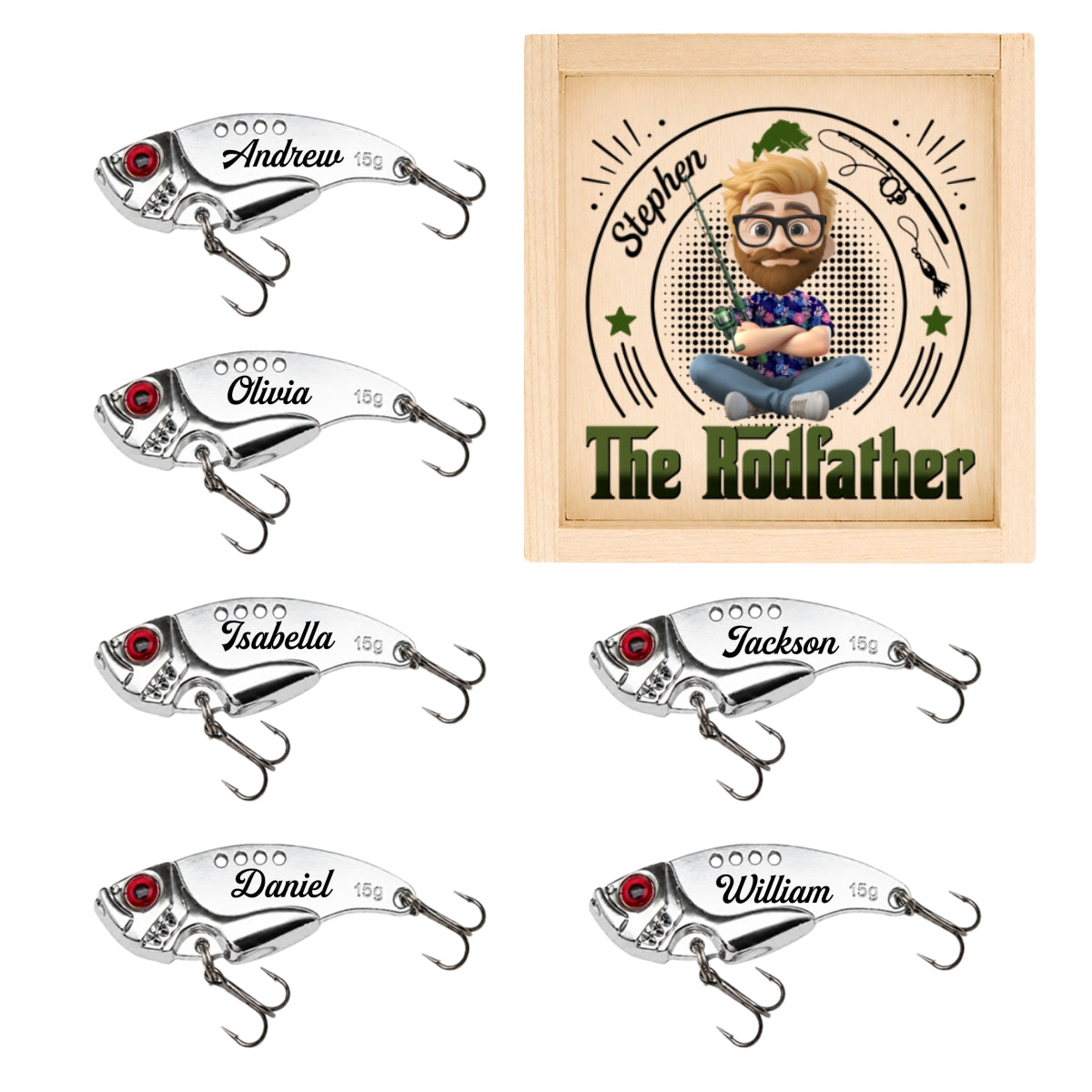 The Rodfather - Personalized Fishing Lure