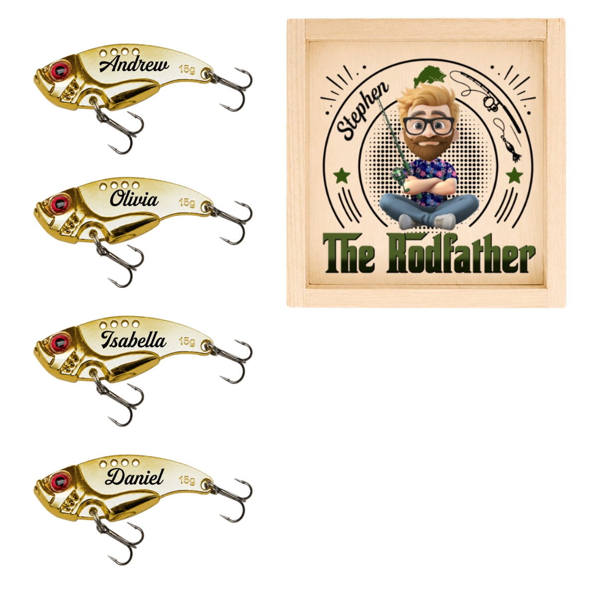 The Rodfather - Personalized Fishing Lure