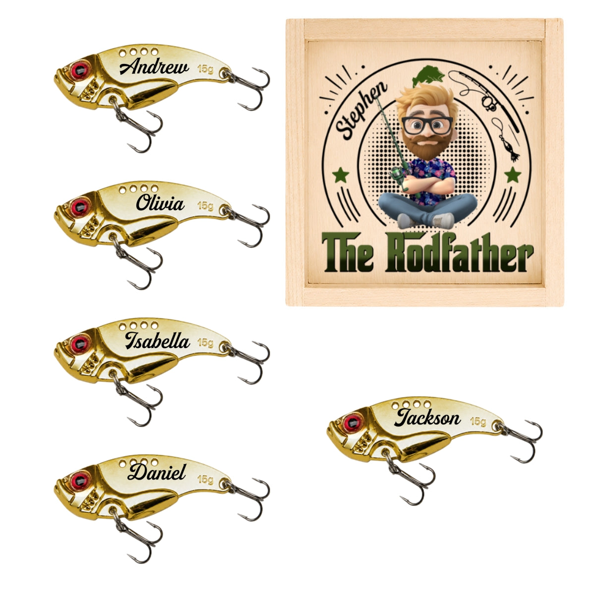 The Rodfather - Personalized Fishing Lure