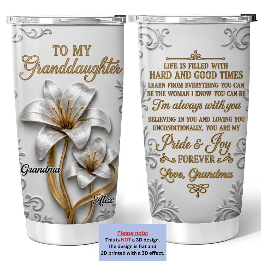 Custom Christmas Birthday Gifts For Children • Learn From Everything You Can - Personalized 3D Effect Tumbler