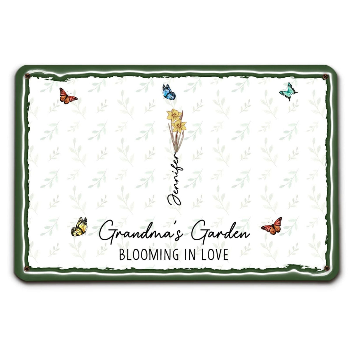 Custom Home & Wall Decor, Birthday & Christmas Gift • First Mom Now Grandma - Personalized 3D Inflated Effect Metal Sign