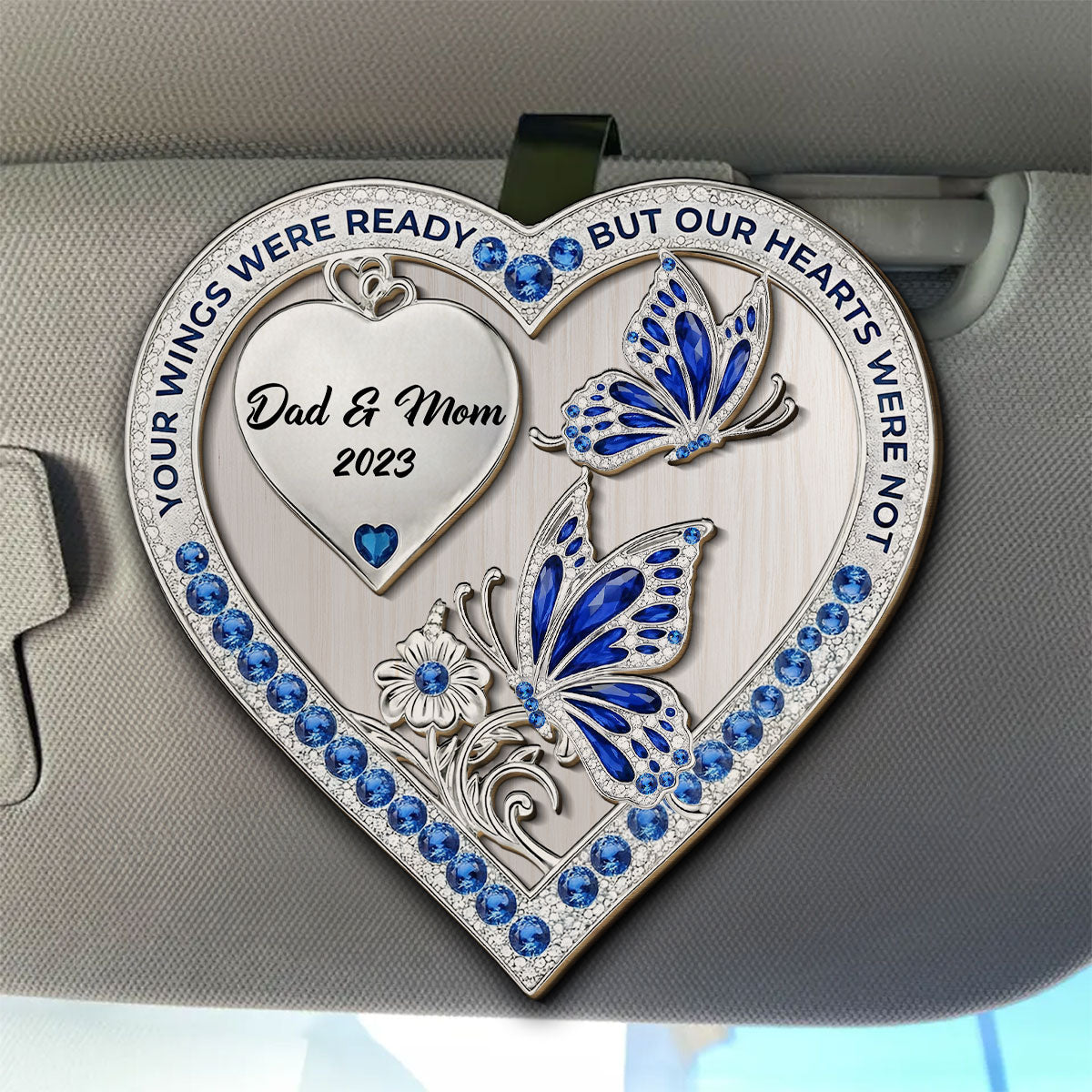 Your Wings - Personalized Car Visor Clip