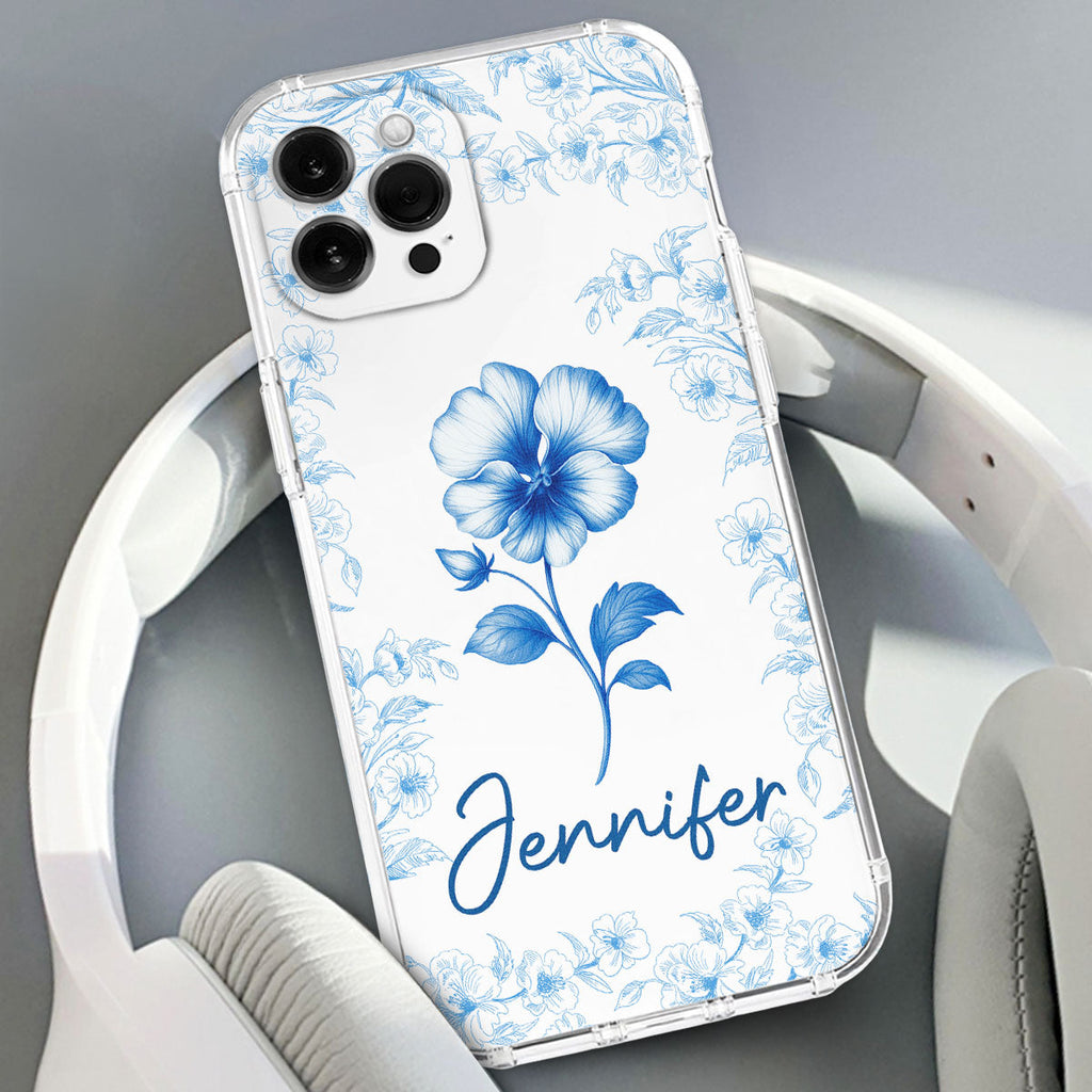 Flower Of Month - Personalized Phone Case