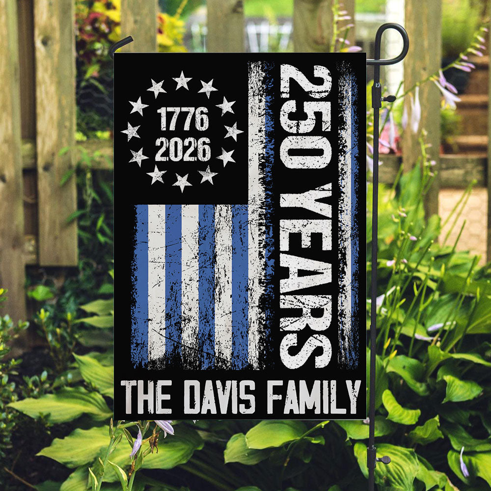 Liberty Lives In Our Home - Personalized Flag