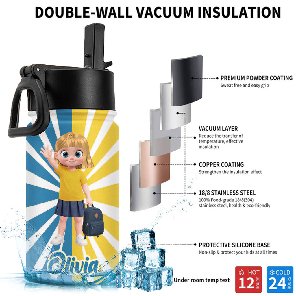 Little Learner - Personalized Kids Water Bottle